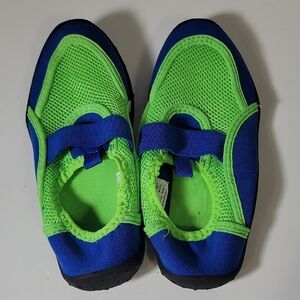 Kids Blue and Green Swim/Boat Shoes